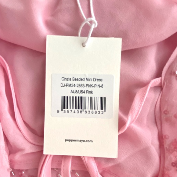 Elegant Pink Halter Dress - Picture 11 of 15